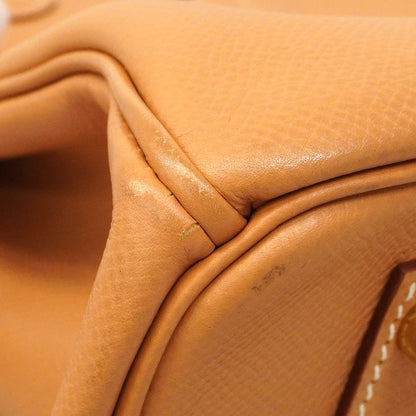 Hermes Handbag Birkin 35 Courchevel Natural Sable Gold — view 7