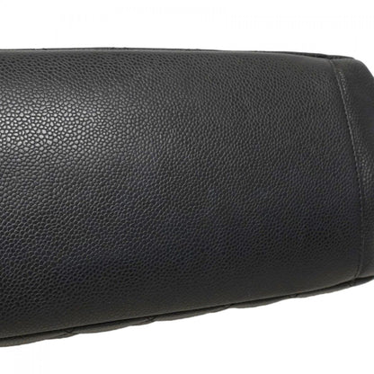 Chanel Chain Tote Quilted Caviar Leather Black Gold — view 9