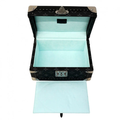 Louis Vuitton Case Monogram Eclipse Coffret Resor 24 Black Shoulder — view 4