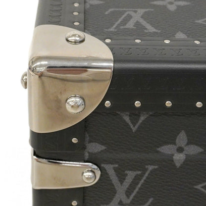 Louis Vuitton Case Monogram Eclipse Coffret Resor 24 Black Shoulder — view 6