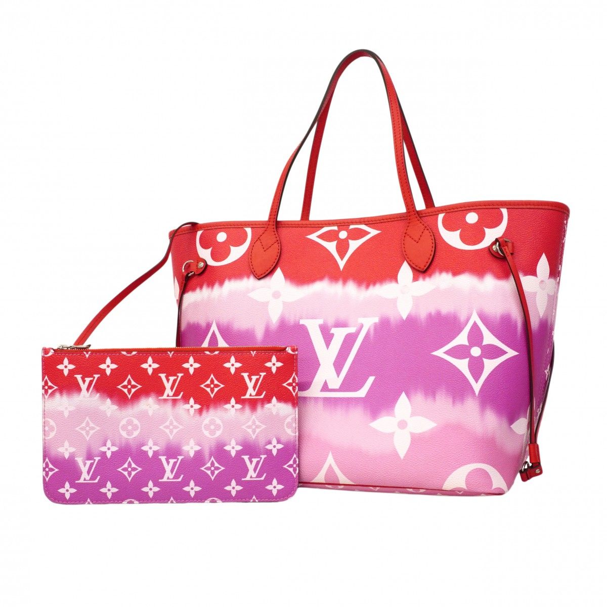 Louis Vuitton Tote LV Escale Neverfull MM Rouge
