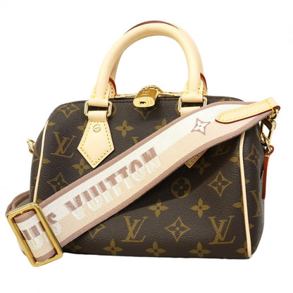 Louis Vuitton Handbag Monogram Speedy Bandouliere 20 Brown Beige 2-Way