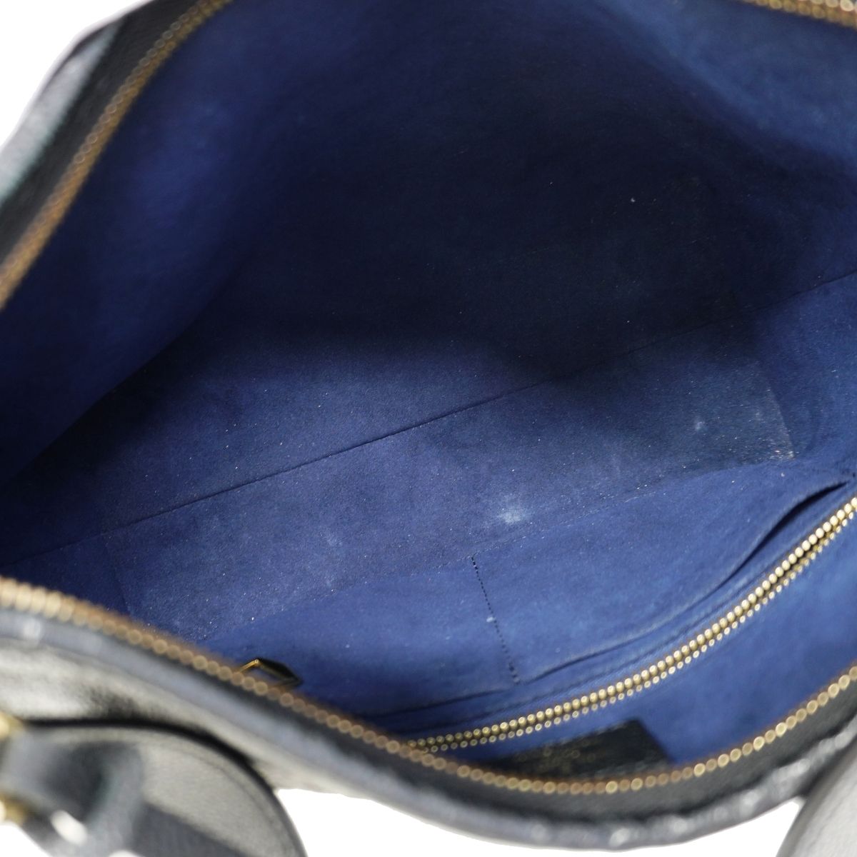 Louis Vuitton Shoulder Bag Monogram Empreinte Carryall Zip NM PM Noir — view 4