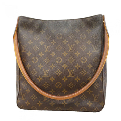 Louis Vuitton Shoulder Bag Monogram Looping GM Brown