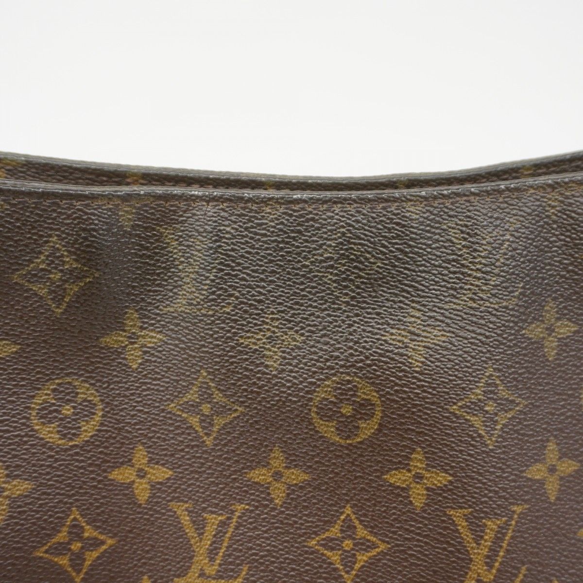 Louis Vuitton Shoulder Bag Monogram Looping GM Brown — view 6