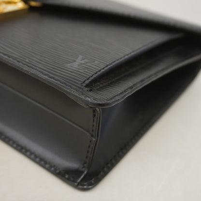 Louis Vuitton Clutch Epi Series Dragonne Noir — view 6