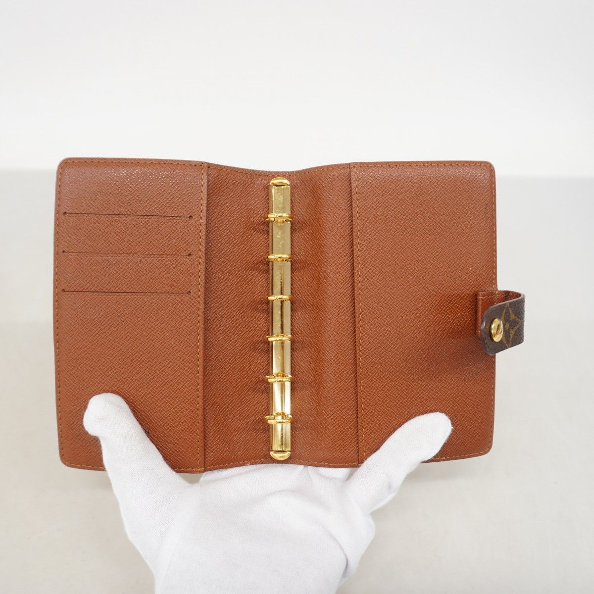 Louis Vuitton Notebook Cover Monogram Agenda PM Brown — view 3