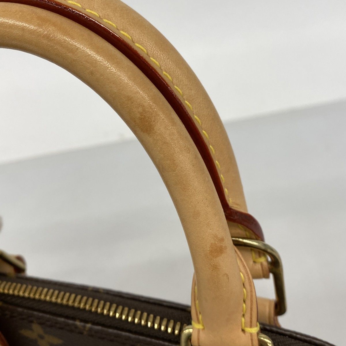 Louis Vuitton Handbag Monogram Alma BB Brown 2-Way — view 8