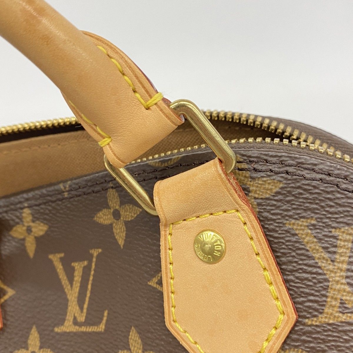 Louis Vuitton Handbag Monogram Alma BB Brown 2-Way — view 9