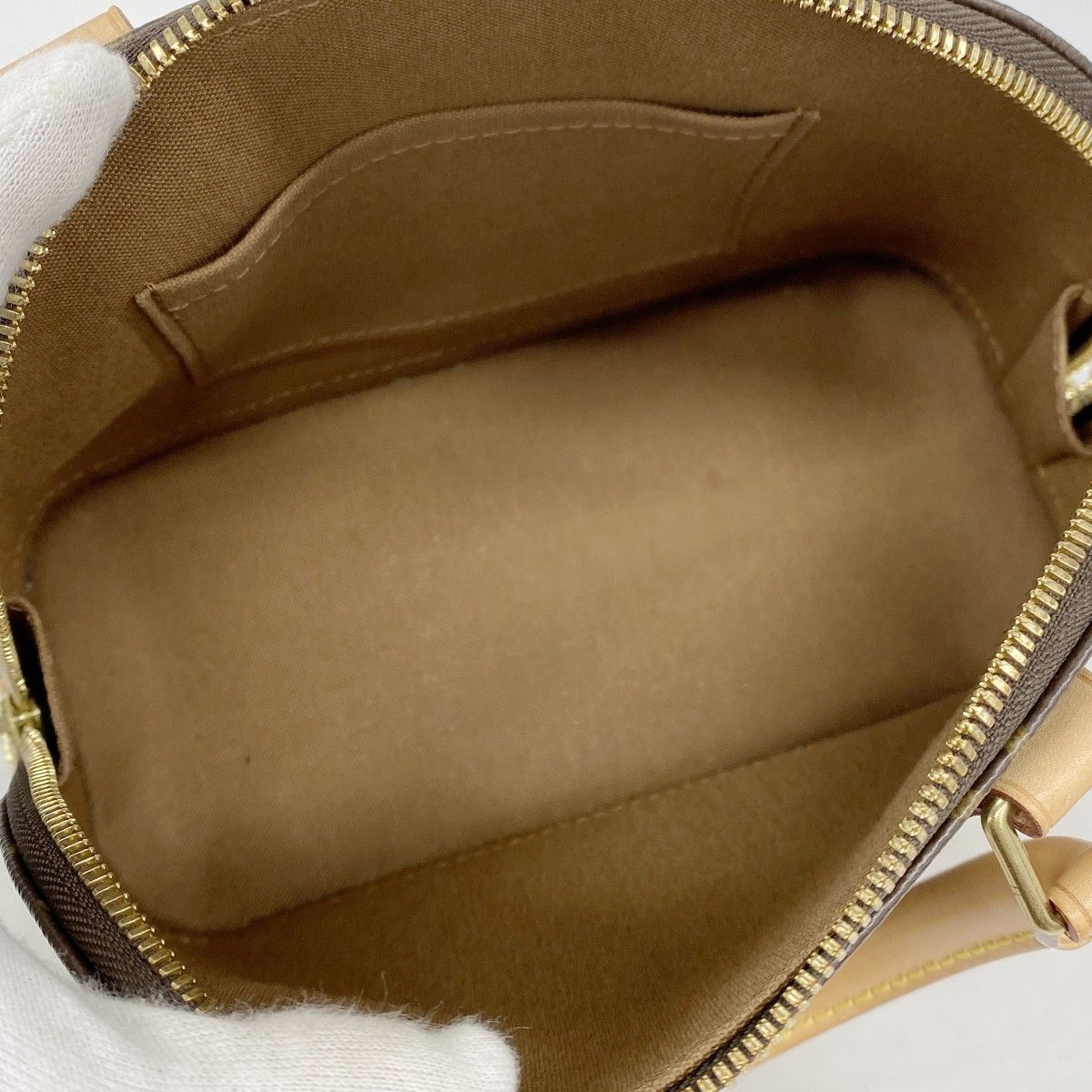 Louis Vuitton Handbag Monogram Alma BB Brown 2-Way — view 4