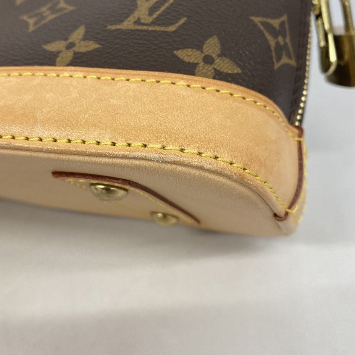 Louis Vuitton Handbag Monogram Alma BB Brown 2-Way — view 7