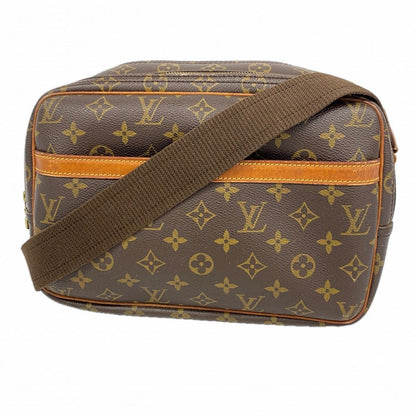 Louis Vuitton Shoulder Bag Monogram Reporter PM Brown