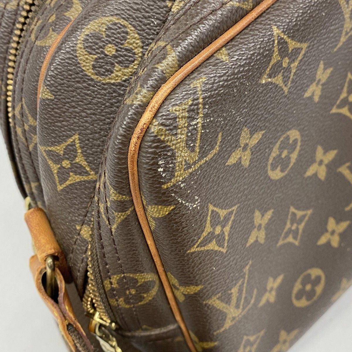 Louis Vuitton Shoulder Bag Monogram Reporter PM Brown — view 8