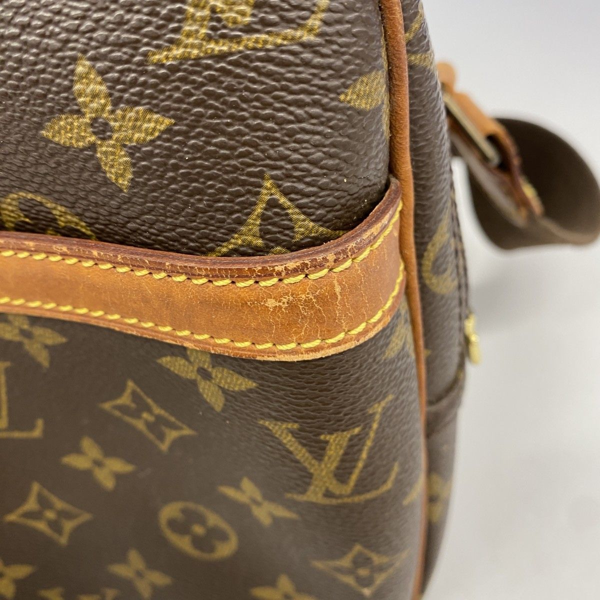 Louis Vuitton Shoulder Bag Monogram Reporter PM Brown — view 6