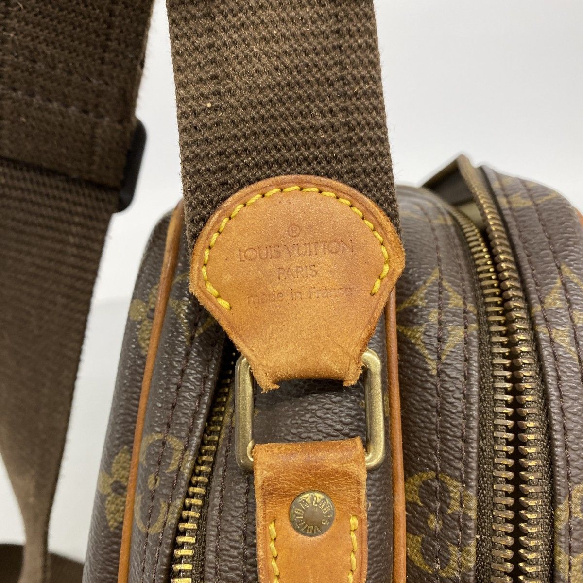 Louis Vuitton Shoulder Bag Monogram Reporter PM Brown — view 5