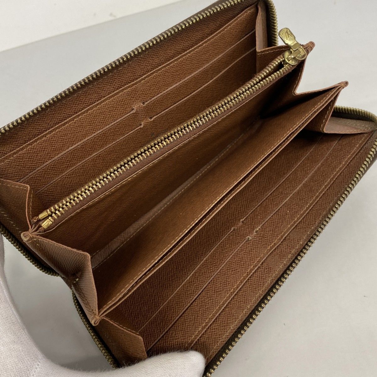 Louis Vuitton Wallet Monogram Zippy Brown — view 3