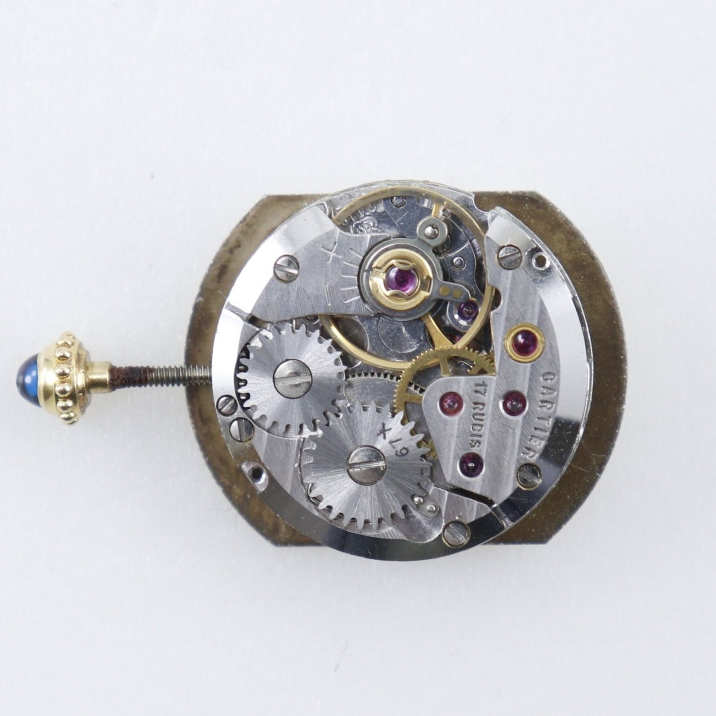 Cartier Ellipse Vintage Gold Leather Hand Wound Analog Display White Dial Watch — view 6