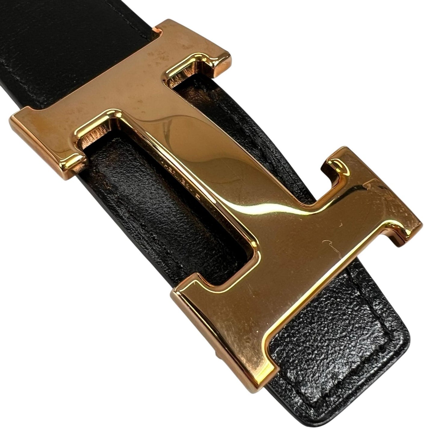 Hermes Belt Constance Black Buckle — view 9