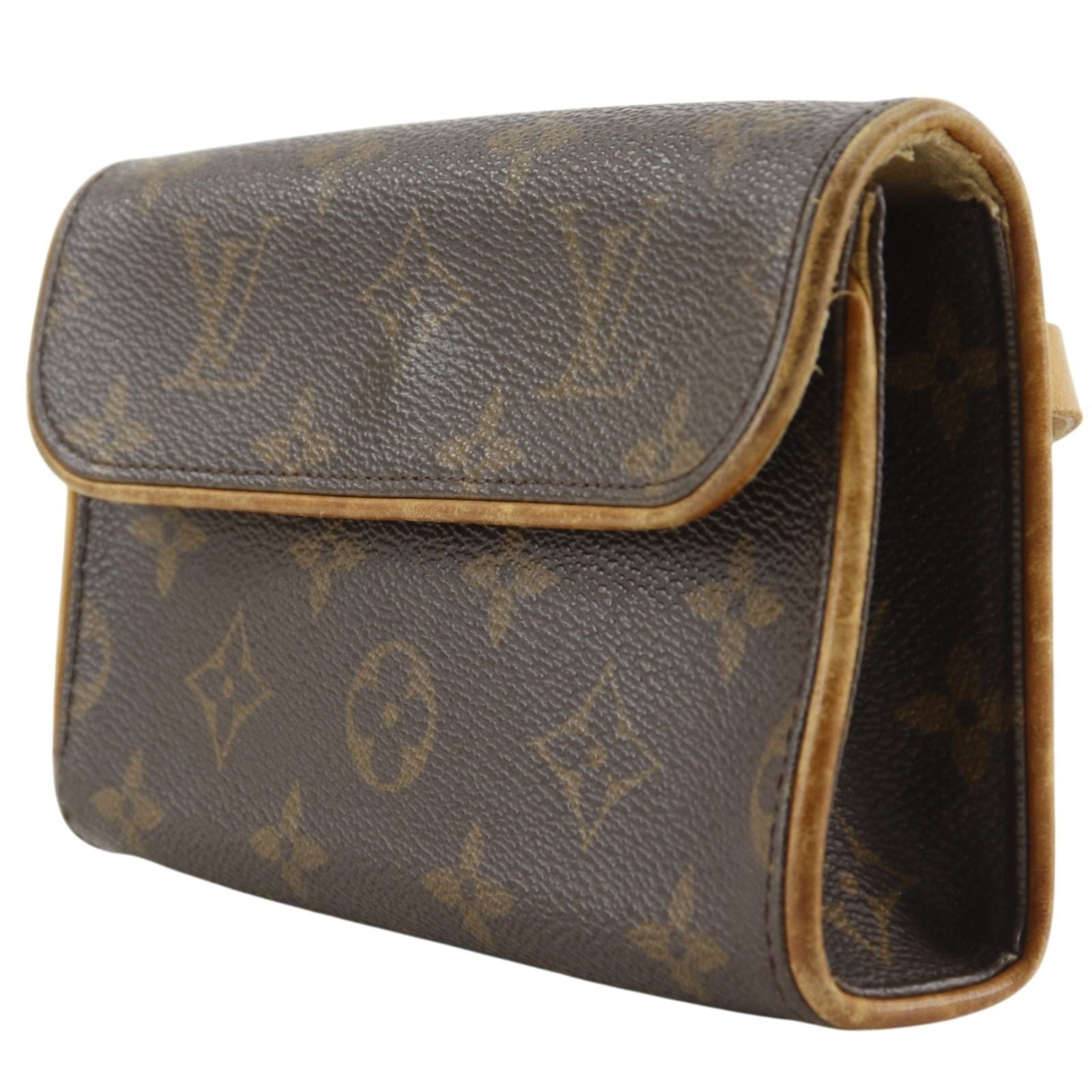 Louis Vuitton Pochette Florentine Hip 2-Way Pouch Monogram Canvas Brown Waist — view 2