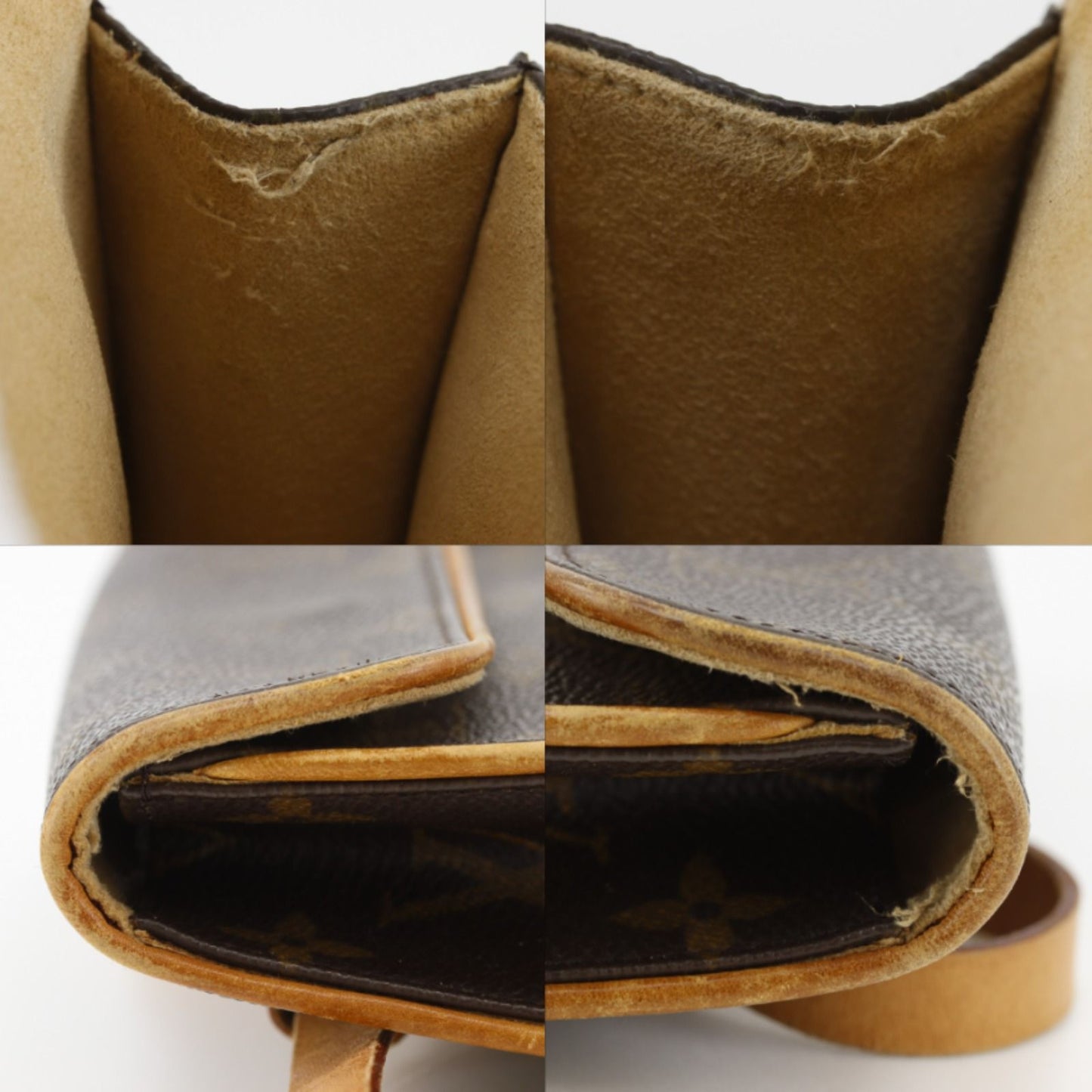 Louis Vuitton Pochette Florentine Hip 2-Way Pouch Monogram Canvas Brown Waist — view 7