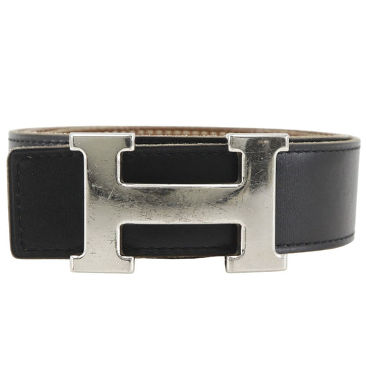 Hermes Belt 85 Reversible Calf Black Brown