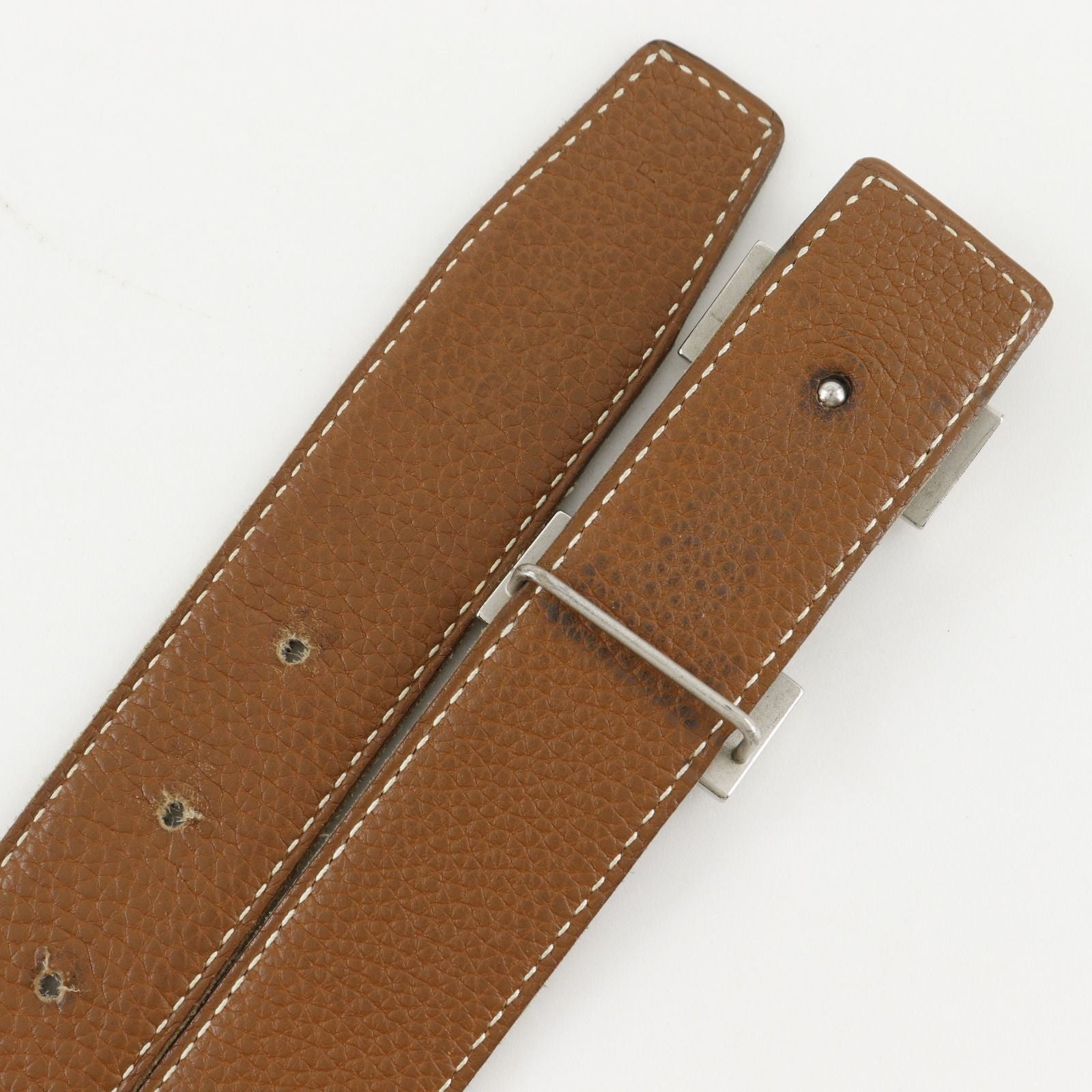 Hermes Belt 85 Reversible Calf Black Brown — view 4
