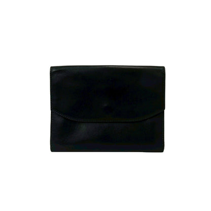 Gucci Vintage GG Logo Leather Bifold Wallet Mini Black — view 2