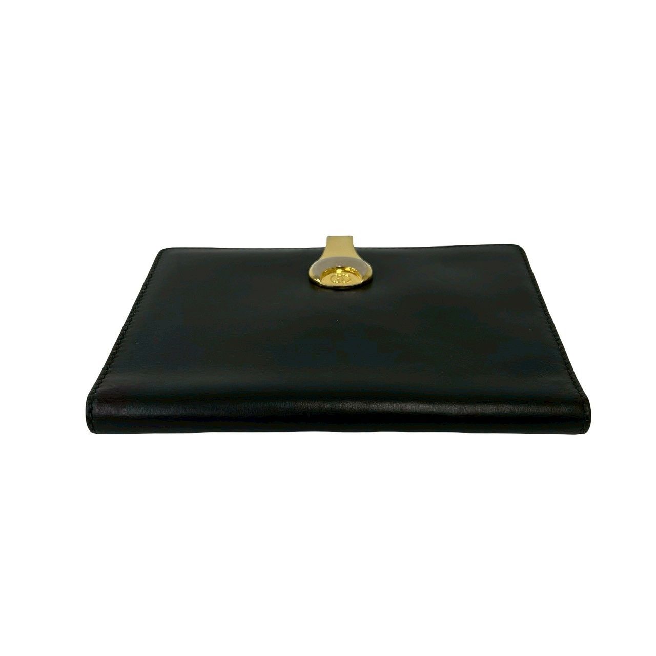 Gucci Vintage GG Logo Leather Bifold Wallet Mini Black — view 6