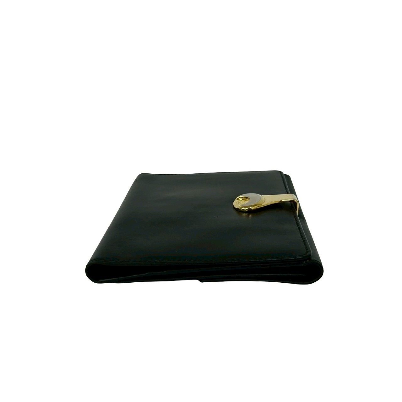 Gucci Vintage GG Logo Leather Bifold Wallet Mini Black — view 5