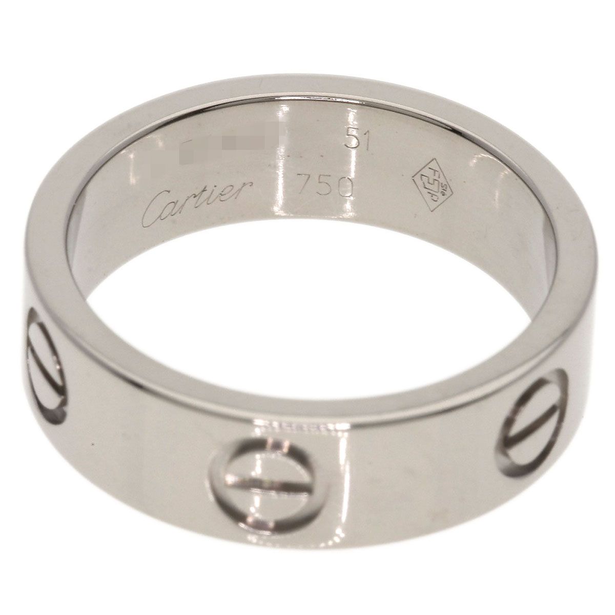Cartier Love Ring 51 18k White Gold — view 4
