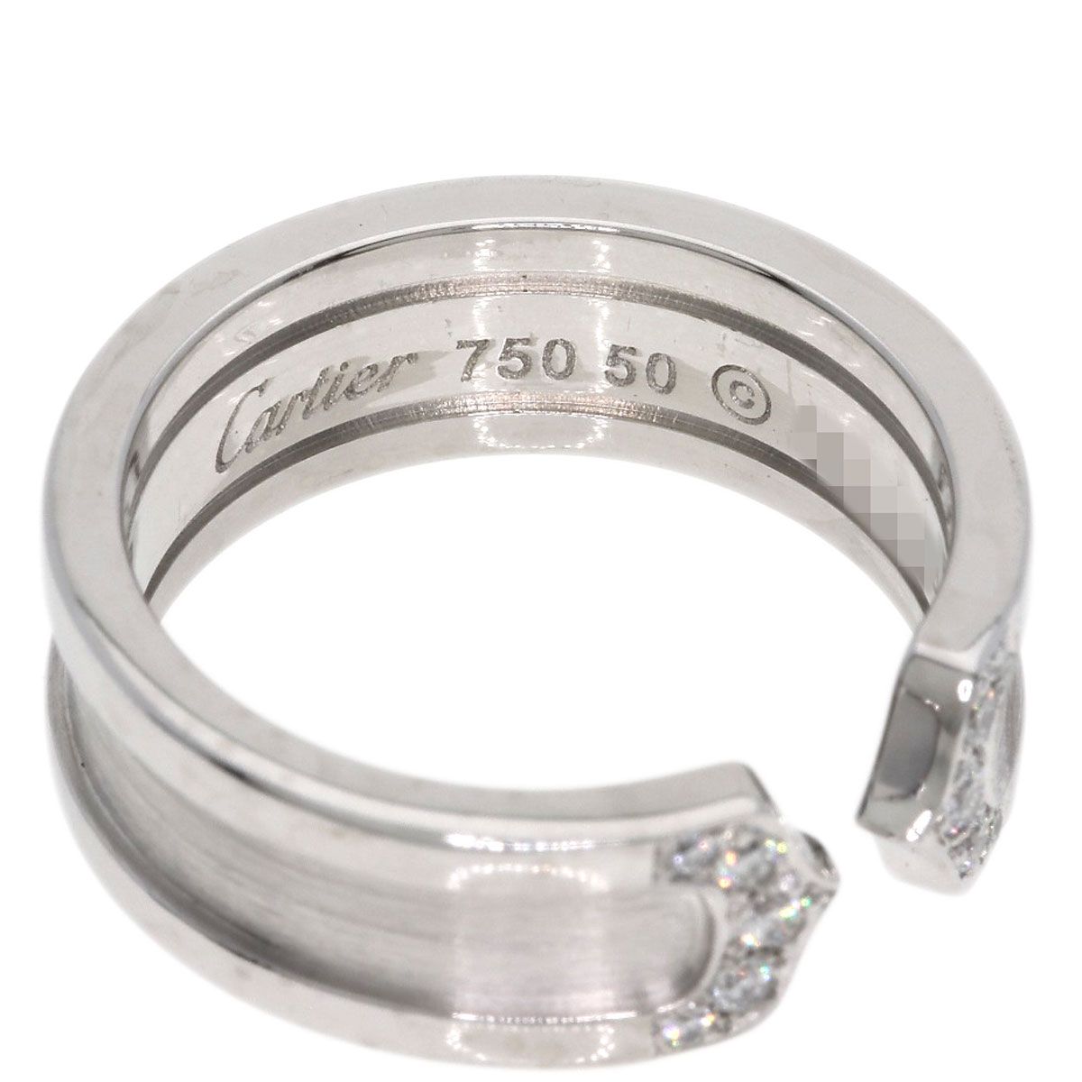 Cartier 50 Ring 18k White Gold — view 5