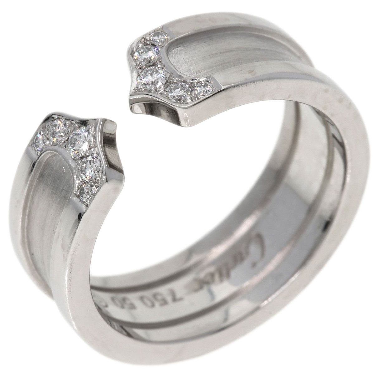 Cartier 50 Ring 18k White Gold — view 2