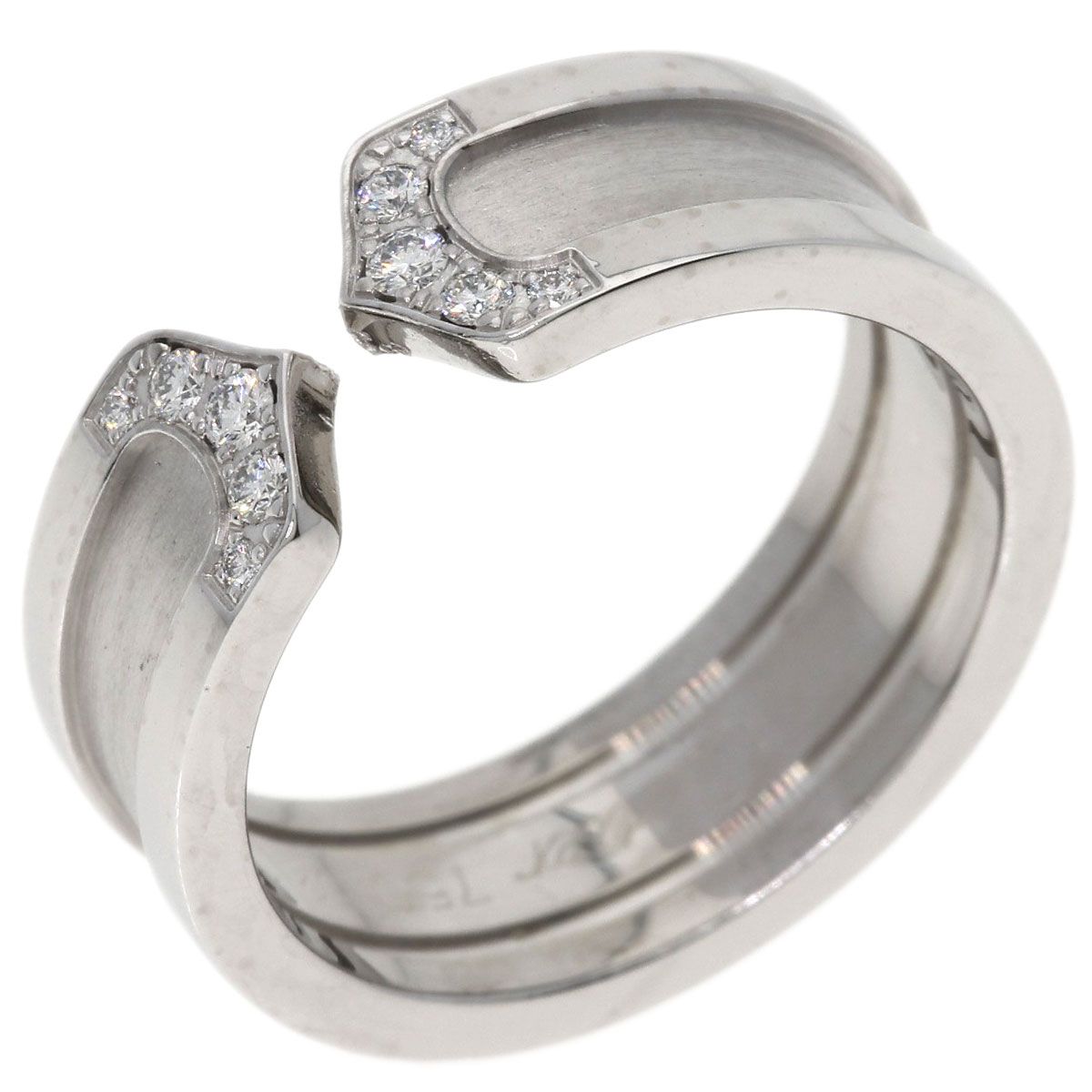 Cartier SM Diamond 52 Ring 18k White Gold — view 2