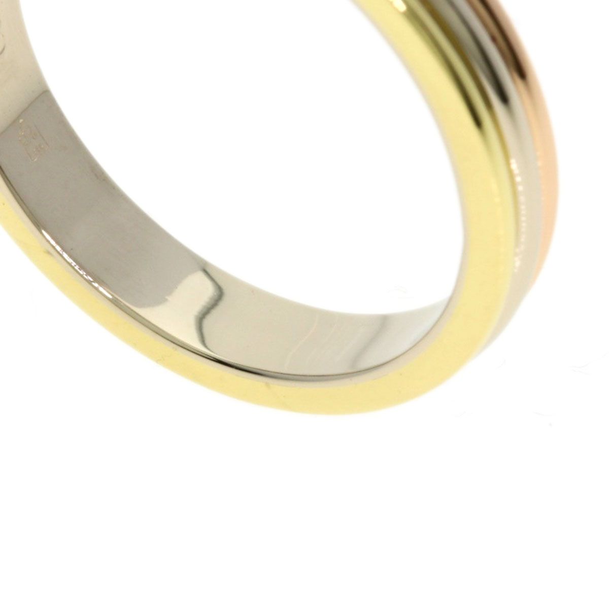 Cartier 57 Ring 18k Yellow Gold 18k Pink White — view 6