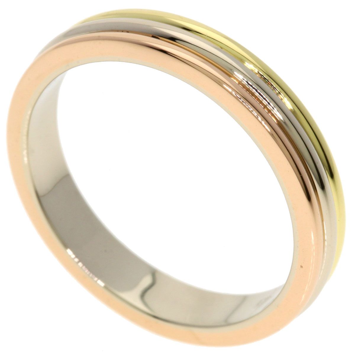 Cartier 57 Ring 18k Yellow Gold 18k Pink White
