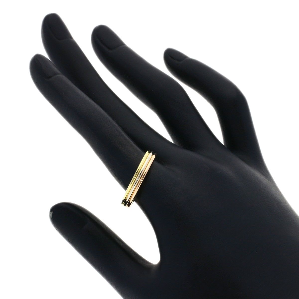 Cartier 57 Ring 18k Yellow Gold 18k Pink White — view 5