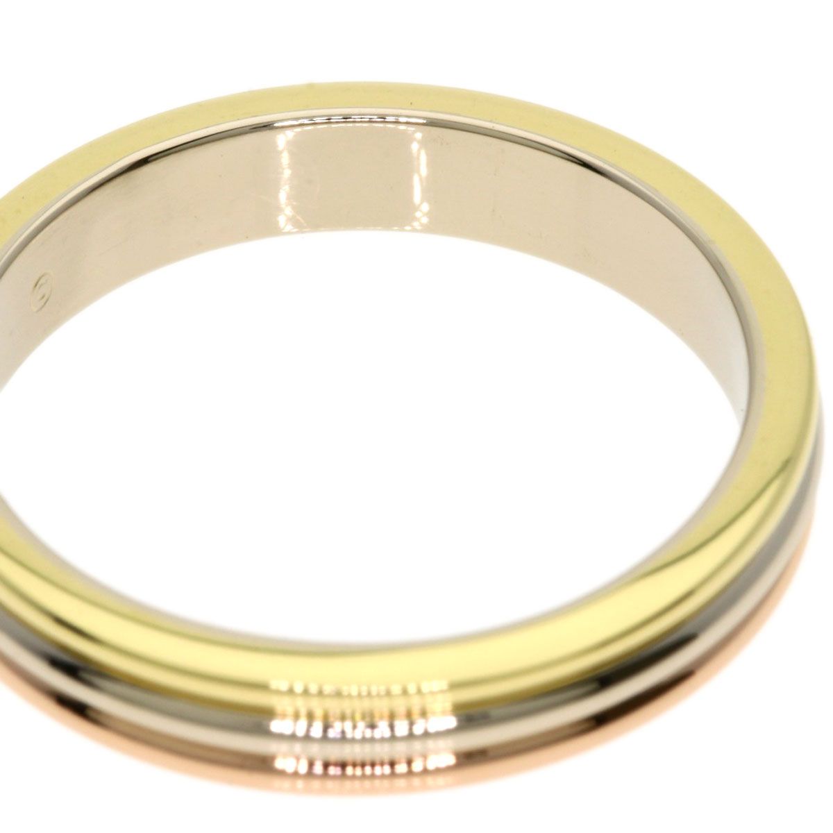 Cartier 57 Ring 18k Yellow Gold 18k Pink White — view 7