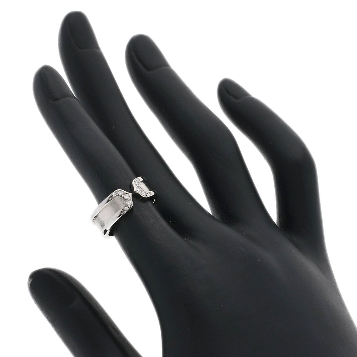 Cartier SM Diamond 47 Ring 18k White Gold — view 7