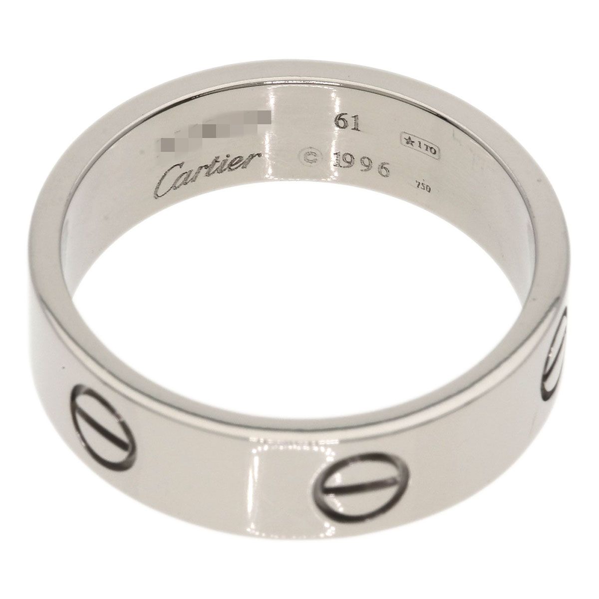 Cartier Love Ring 61 18k White Gold — view 4