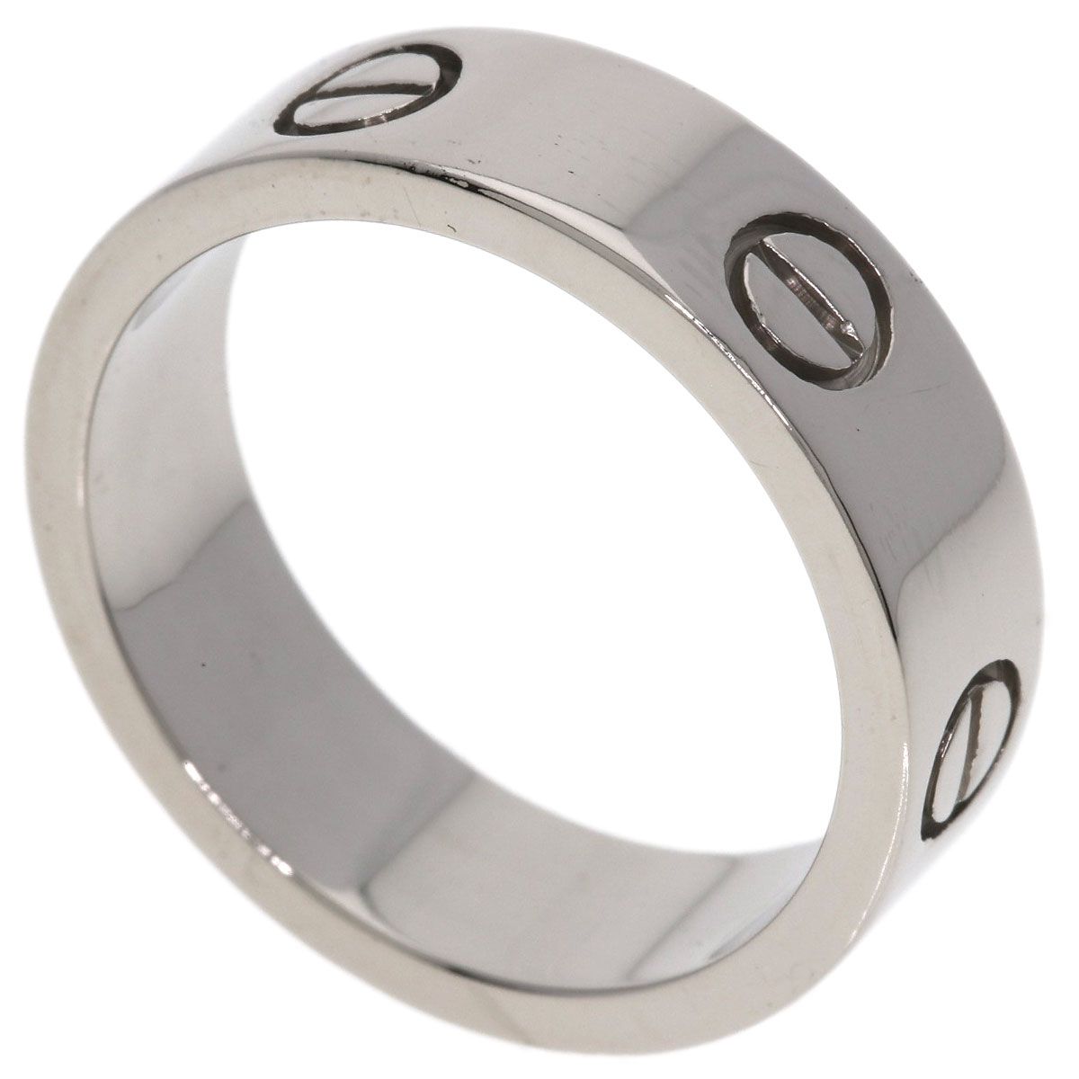 Cartier Love Ring 57 18k White Gold