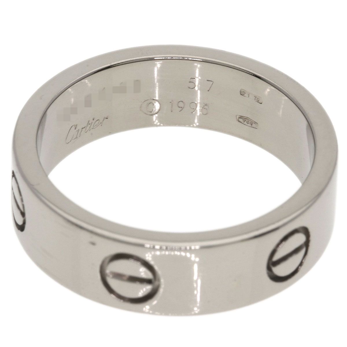 Cartier Love Ring 57 18k White Gold — view 4