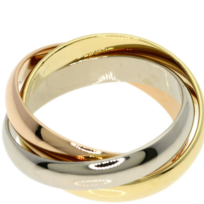 Cartier Trinity 50 Ring 18k Yellow Gold 18k Pink White — view 6