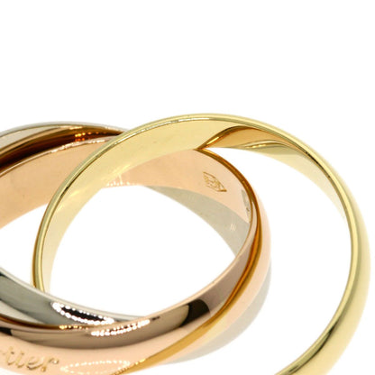 Cartier Trinity 50 Ring 18k Yellow Gold 18k Pink White — view 5