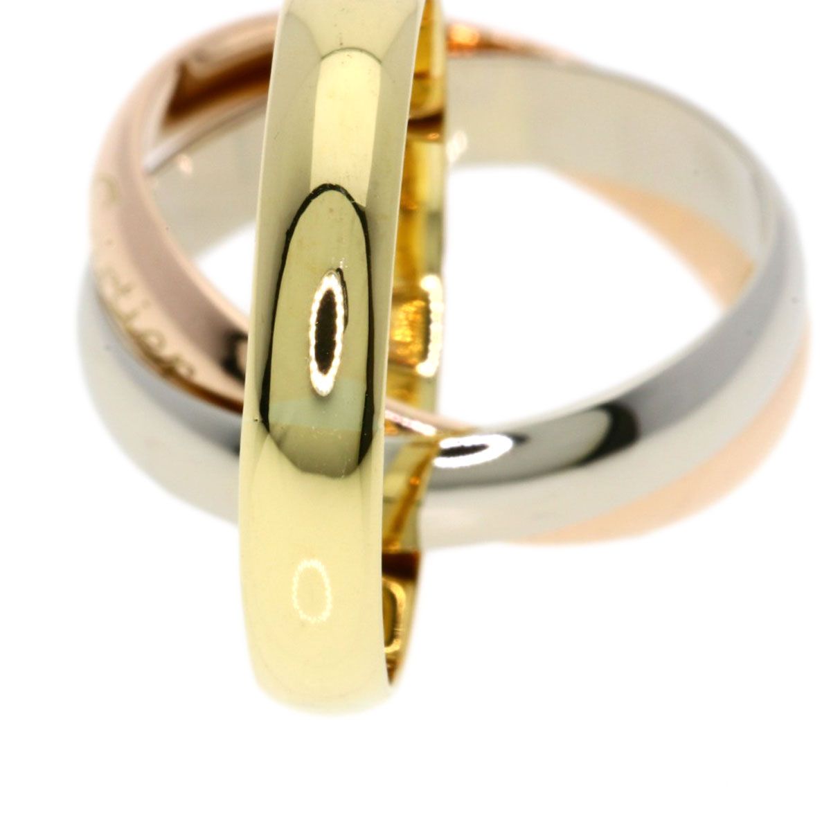 Cartier Trinity Ring 18k Yellow Gold 18k Pink White — view 5