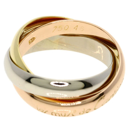 Cartier Trinity Ring 18k Yellow Gold 18k Pink White — view 3