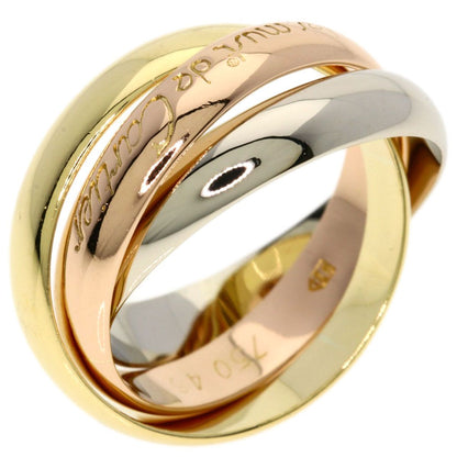 Cartier Trinity Ring 18k Yellow Gold 18k Pink White — view 2