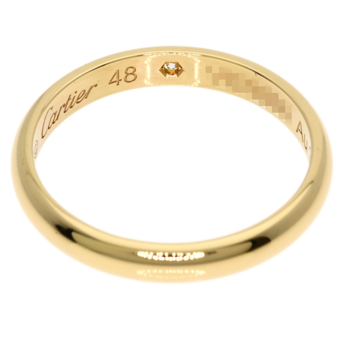 Cartier Wedding Diamond 48 Ring 18k Yellow Gold — view 4