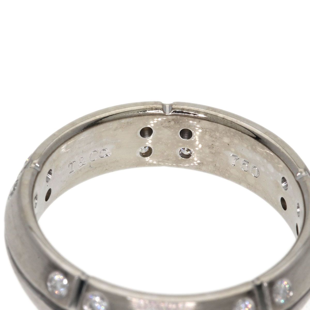 Tiffany & Co Streamerica Diamond Ring 18k White Gold — view 5