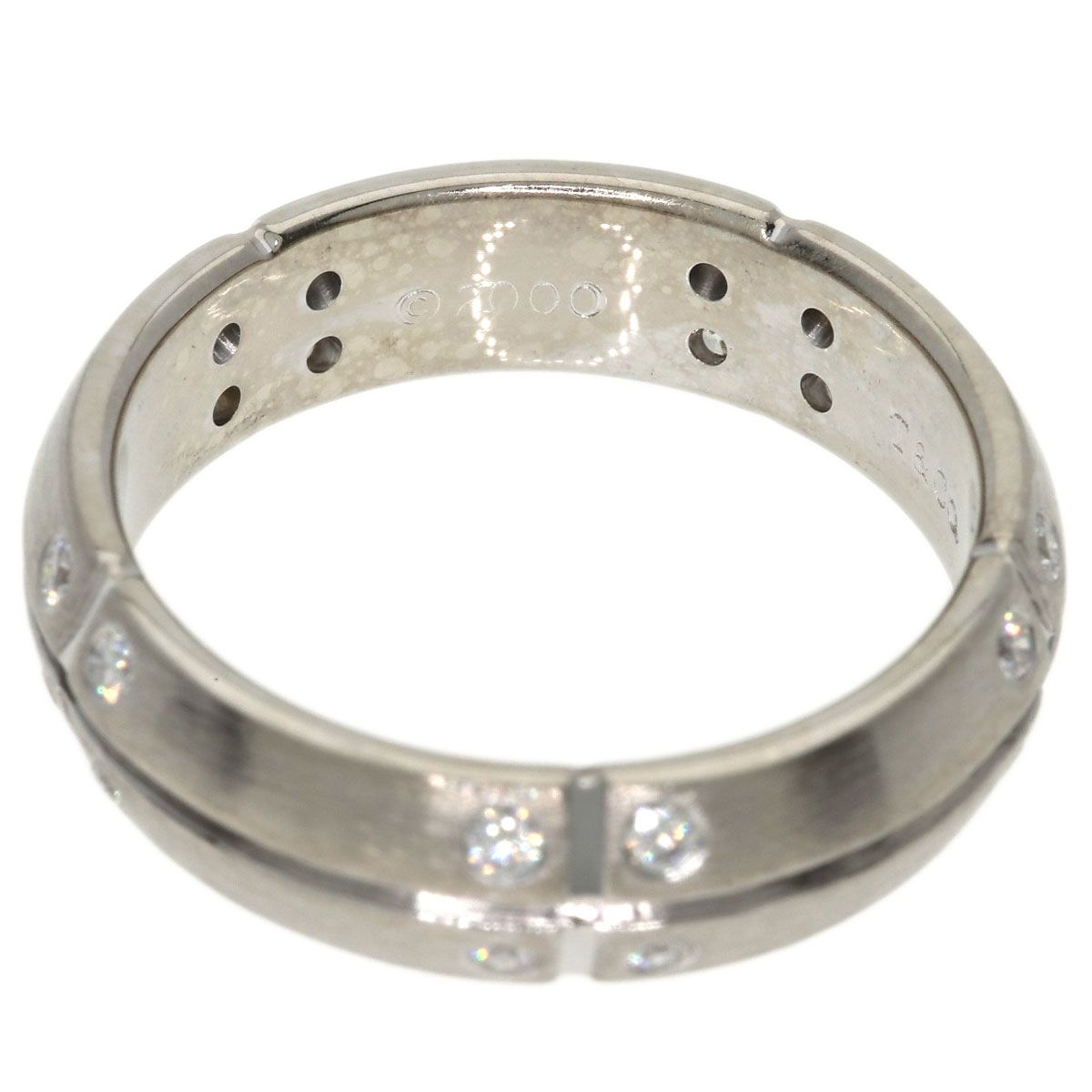 Tiffany & Co Streamerica Diamond Ring 18k White Gold — view 4