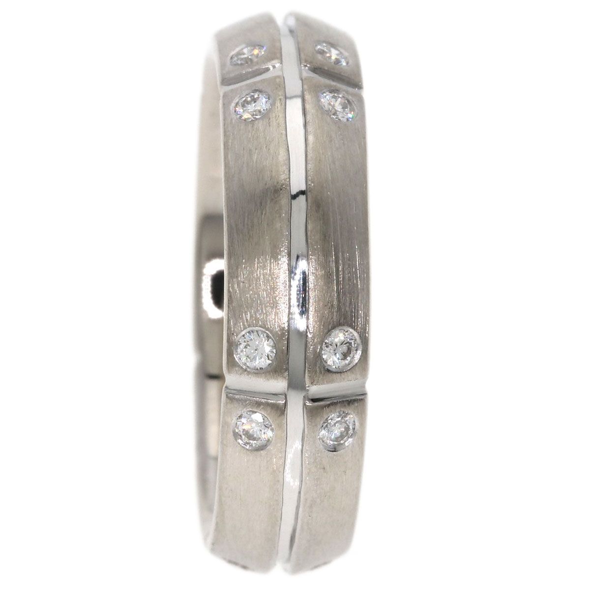 Tiffany & Co Streamerica Diamond Ring 18k White Gold — view 3